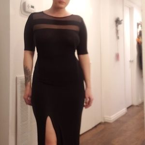 Long black dress